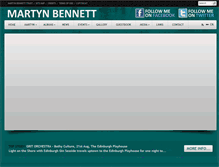 Tablet Screenshot of martynbennett.com